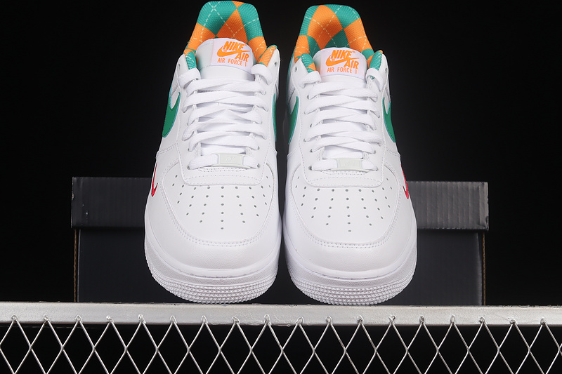 Nike Air Force 1 '07 Low White/Green/Orange 31