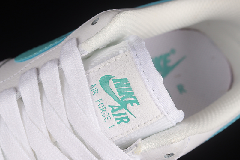 Air Force 1 Low 07 White/White/Washed Teal 11