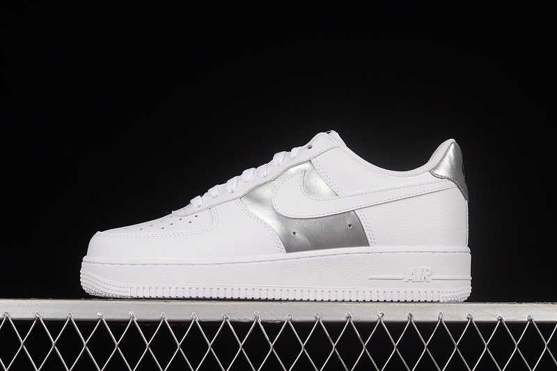 Air Force 1 Low White/Metallic Silver/White 17