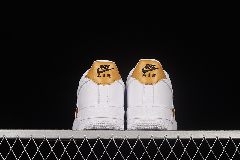 Air Force 1 Low White/Gold/White 15