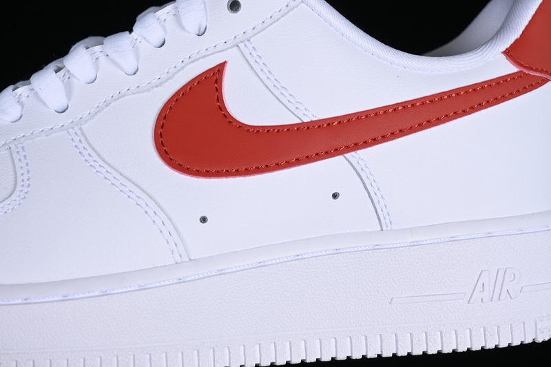 Nike Air Force 1 '07 White/Rugged Orange 7