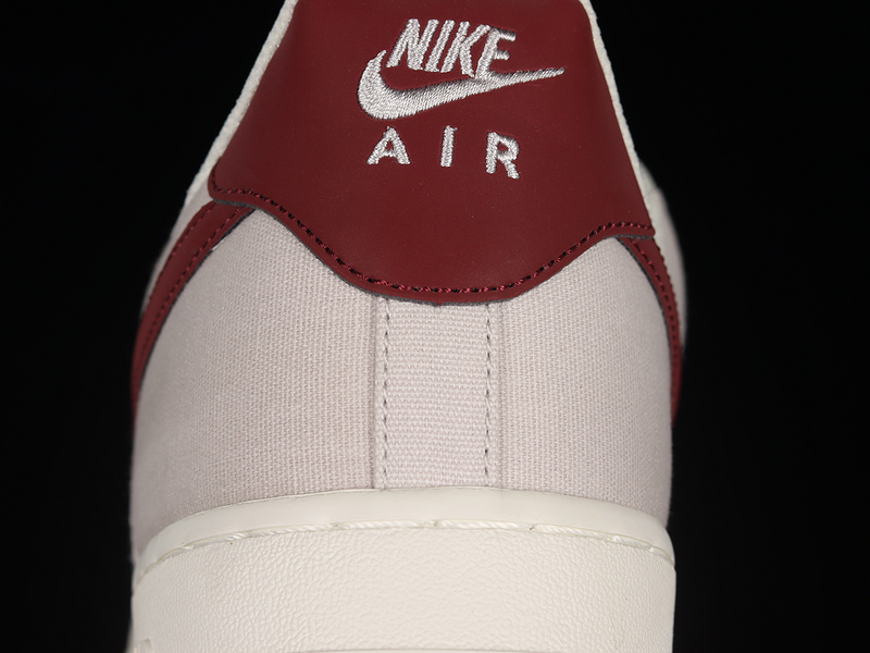 Air Force 1 Low 07 Rice Grey/Burgundy-Beige 11