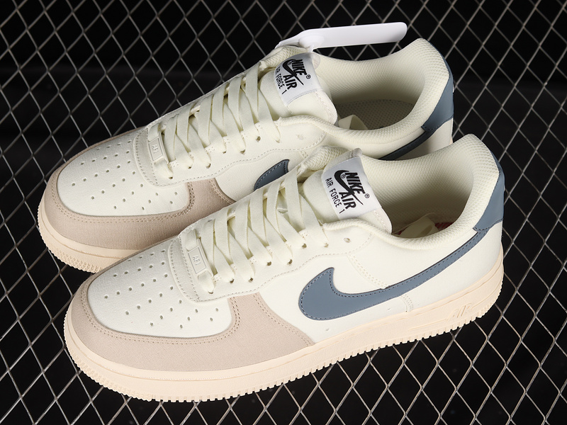 Nike Air Force 1 '07 Low Beige/Grey/Blue 11