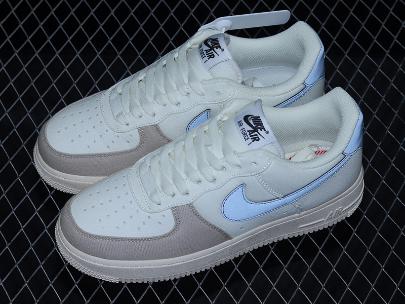 Nike Air Force 1 '07 Low Beige/Grey/Blue 25