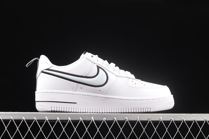 Nike Air Force 1 '07 Low White/White/Black 19