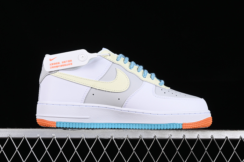 Nike Air Force 1 '07 Low White/Blue/Grey/Beige 5