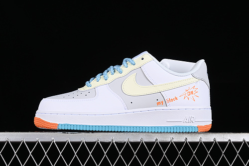 Nike Air Force 1 '07 Low White/Blue/Grey/Beige 7