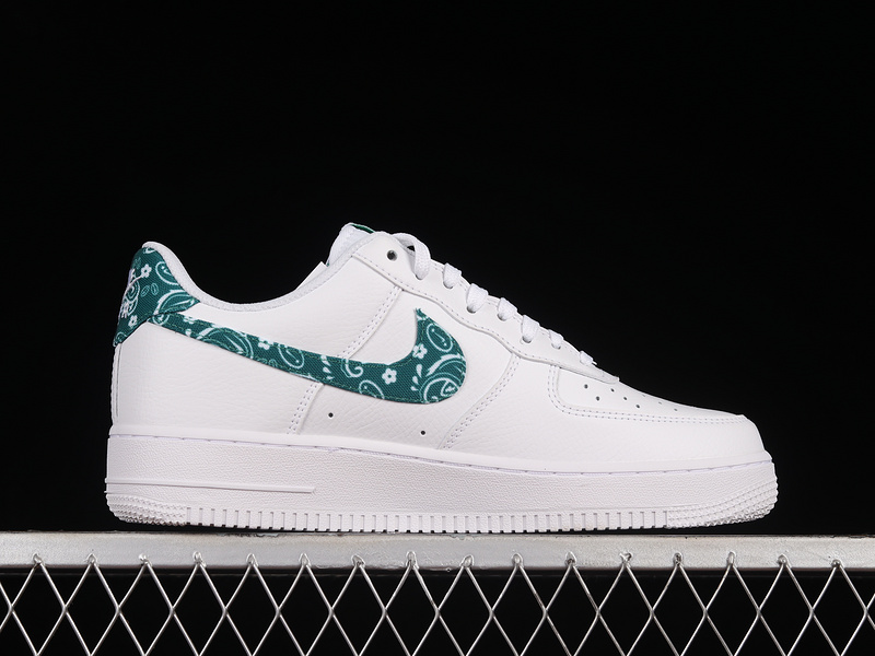 Air Force 1 Low 07 Essentials Green Paisley White/Green/White 23