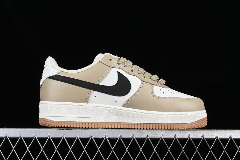 Nike Air Force 1 '07 Low White/Black/Khaki 3