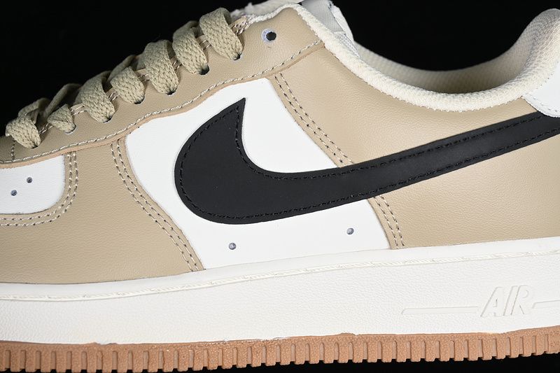 Nike Air Force 1 '07 Low White/Black/Khaki 25