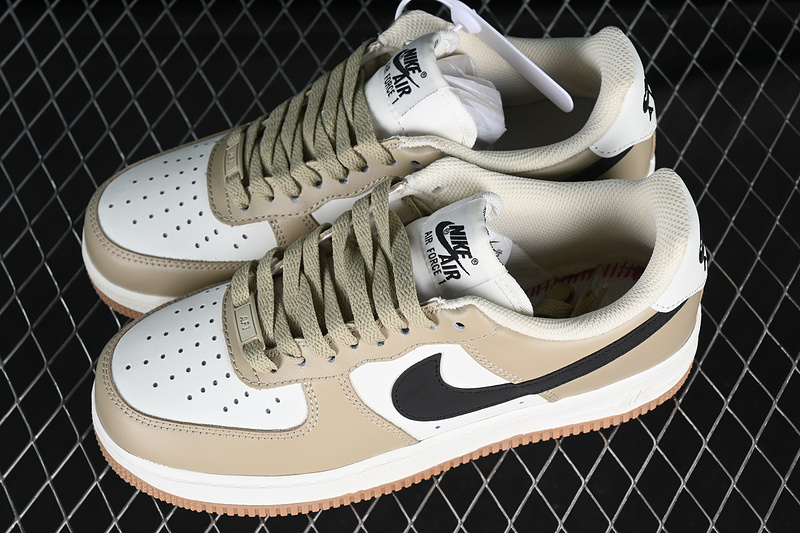 Nike Air Force 1 '07 Low White/Black/Khaki 31