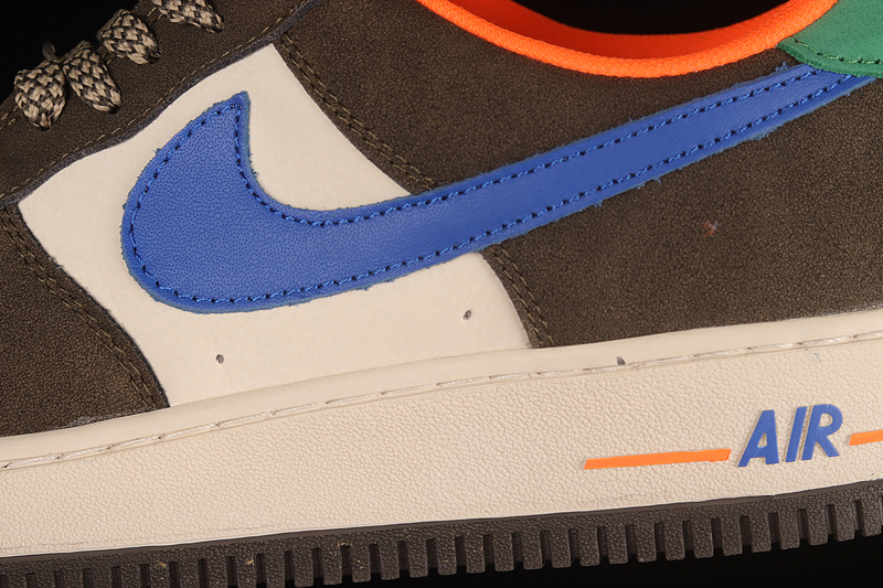 Air Force 1 Low 07 Brown/Blue/Beige-Orange 19