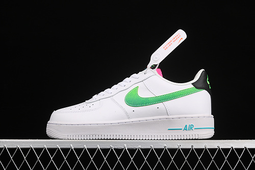 Air Force 1 Low 07 Lv8 White/Aquamarine/Black/Green Strike 31