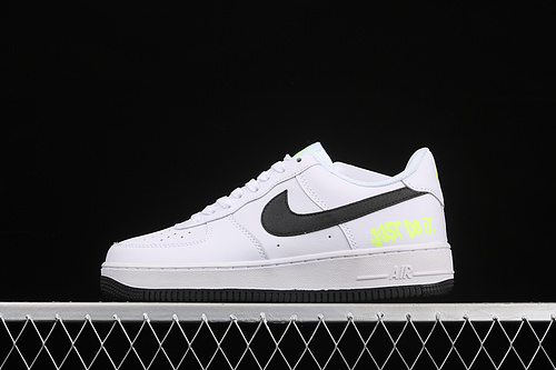 Air Force 1 Low Just Do It White/Volt/Black 19