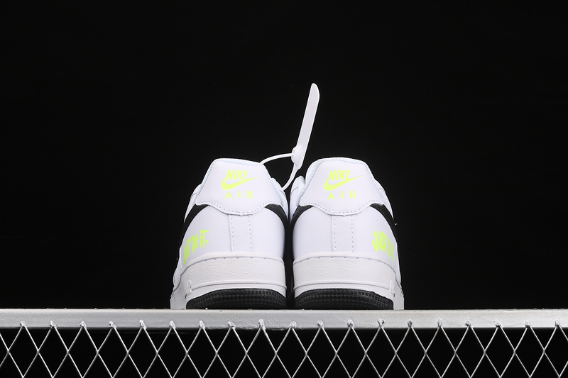 Air Force 1 Low Just Do It White/Volt/Black 23