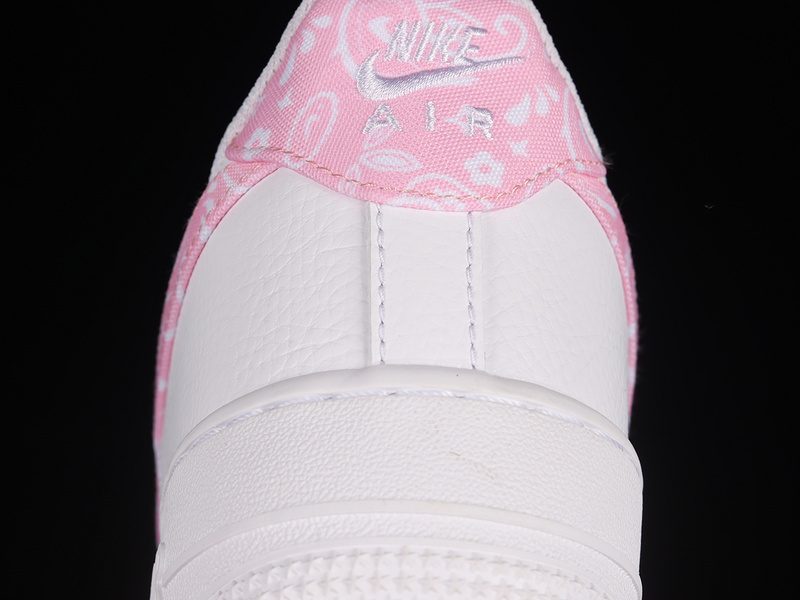 Air Force 1 Low Pink Paisley White/White/Light Pink 3