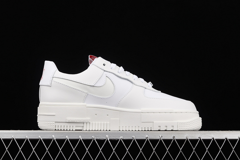 Air Force 1 Pixel White/Beige/Red 15