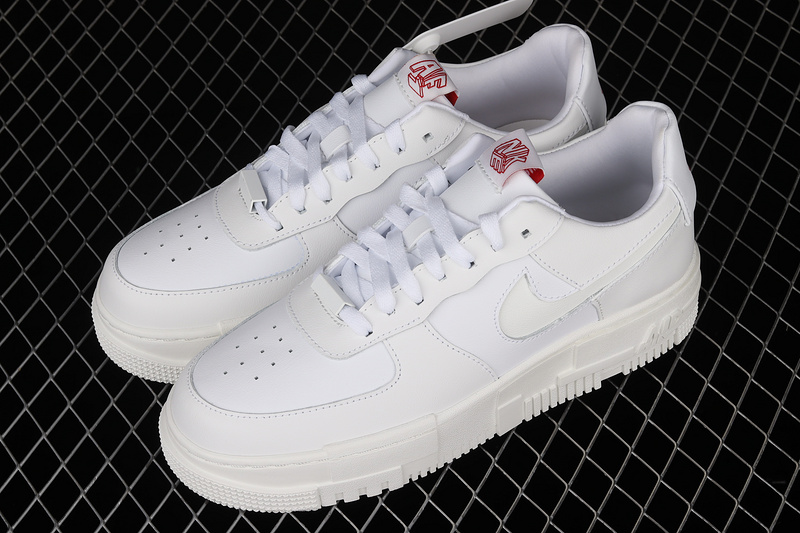 Air Force 1 Pixel White/Beige/Red 29