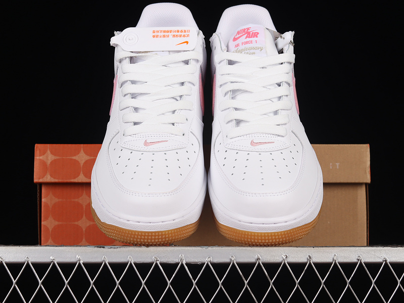 Air Force 1 Low Color Of The Month White/Pink/Gum Yellow/Metallic Gold 9