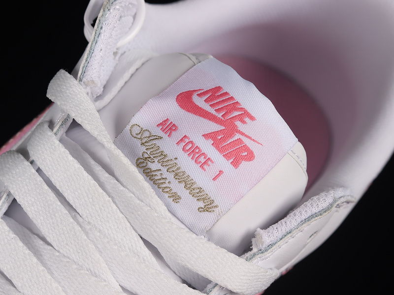 Air Force 1 Low Color Of The Month White/Pink/Gum Yellow/Metallic Gold 15