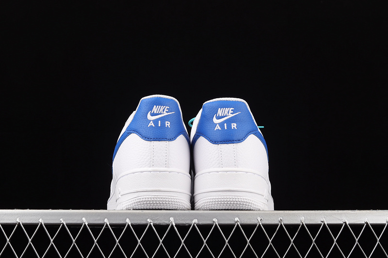 Air Force 1 Low White/White/Royal Blue 11