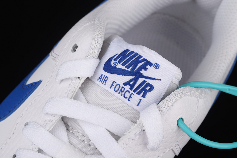 Air Force 1 Low White/White/Royal Blue 23