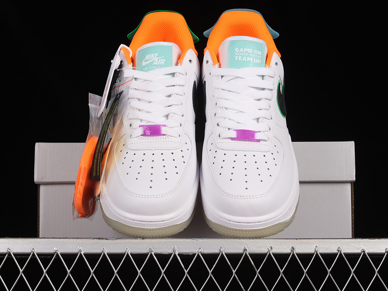 Air Force 1 Low 07 Le Have A Good Game White/Black/Team Orange/Teal 3