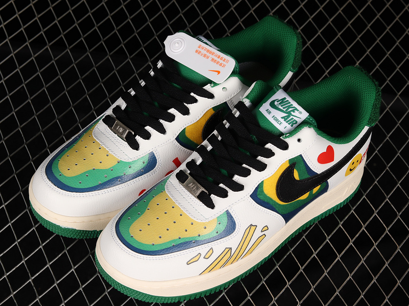 Air Force 1 Low 07 Lv8 White/Pine Green/Black 5