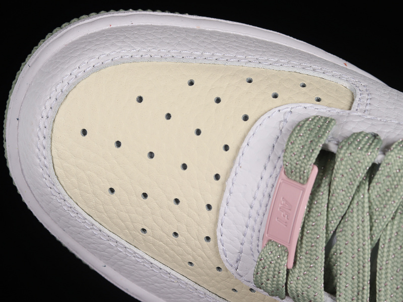 Air Force 1 Low Lv8 Gs Summit White/Coconut Milk/Pink Foam/Honeydew 9