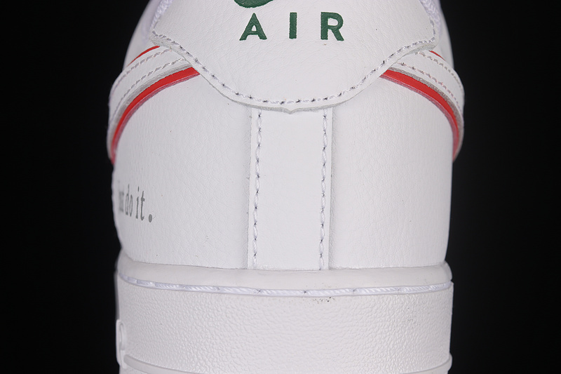 Nike Air Force 1 '07 Low White/White/University Red 3