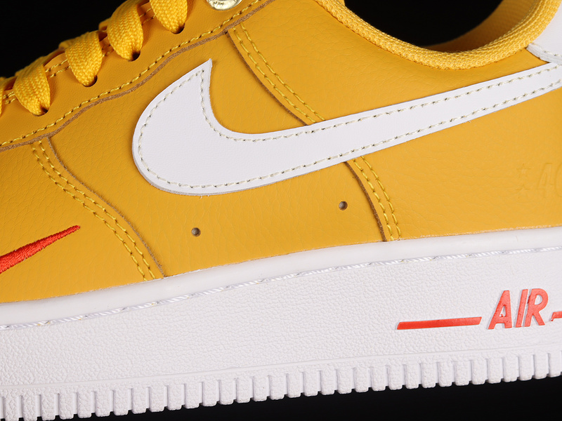 Air Force 1 Low 07 Se 40Th Anniversary Yellow Ochre/Sail/White/Team Orange 5