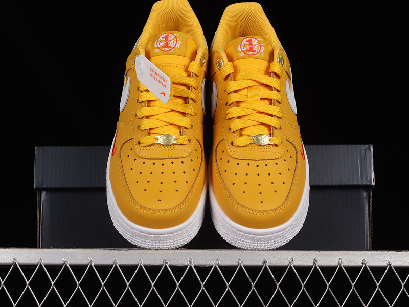 Air Force 1 Low 07 Se 40Th Anniversary Yellow Ochre/Sail/White/Team Orange 9