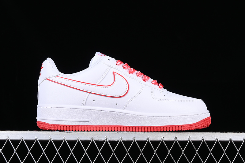 Nike Air Force 1 '07 White/Picante Red/White 5