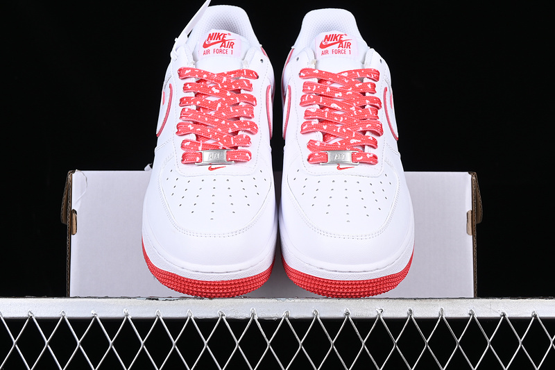 Nike Air Force 1 '07 White/Picante Red/White 25