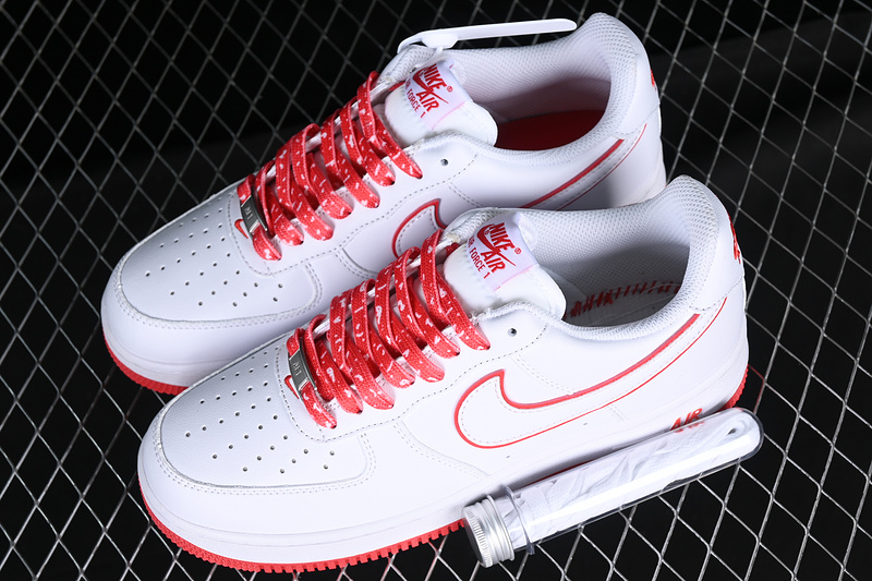 Nike Air Force 1 '07 White/Picante Red/White 29