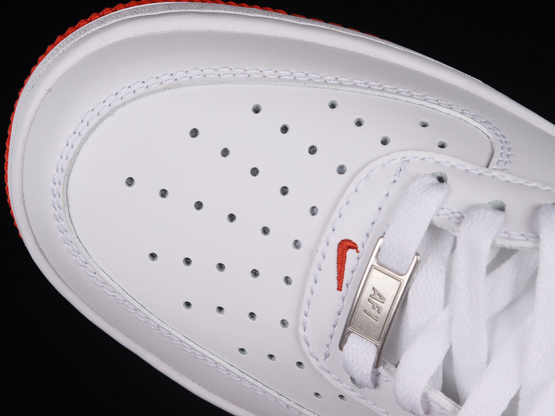 Air Force 1 Low 07 White/White-Picante Red 3