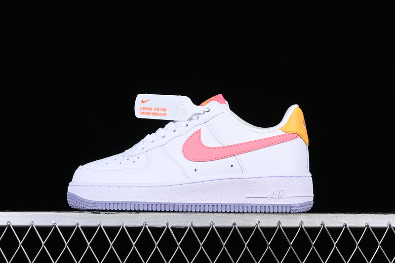 Nike Air Force 1 '07 Low Pink/Yellow/White 5