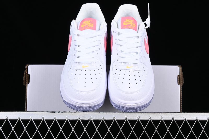 Nike Air Force 1 '07 Low Pink/Yellow/White 23