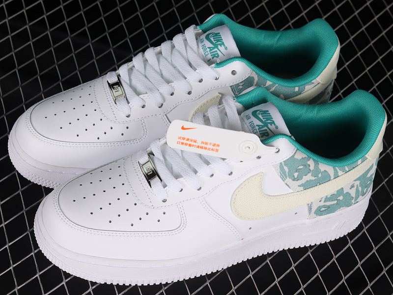 Air Force 1 Low Coconut Milk-Barely Volt-White-Neptune Green 23