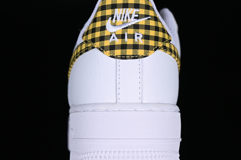 Nike Air Force 1 '07 Low Black/White/Yellow 9