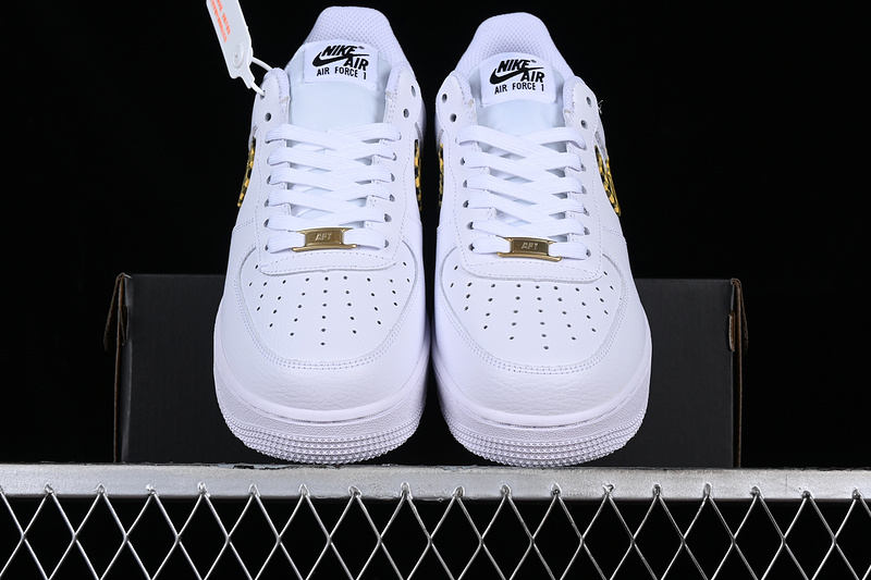 Nike Air Force 1 '07 Low Black/White/Yellow 11