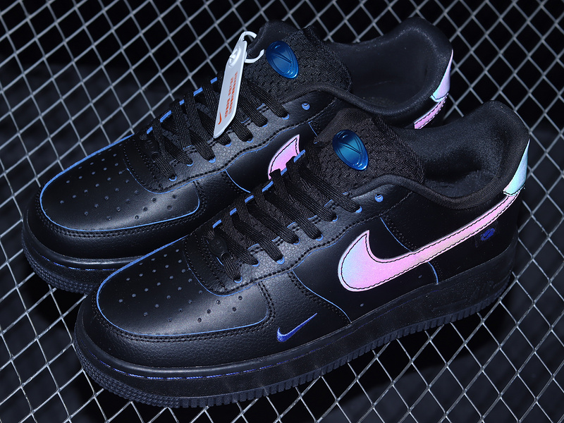 Air Force 1 Low 07 Black/Black/Blue 17