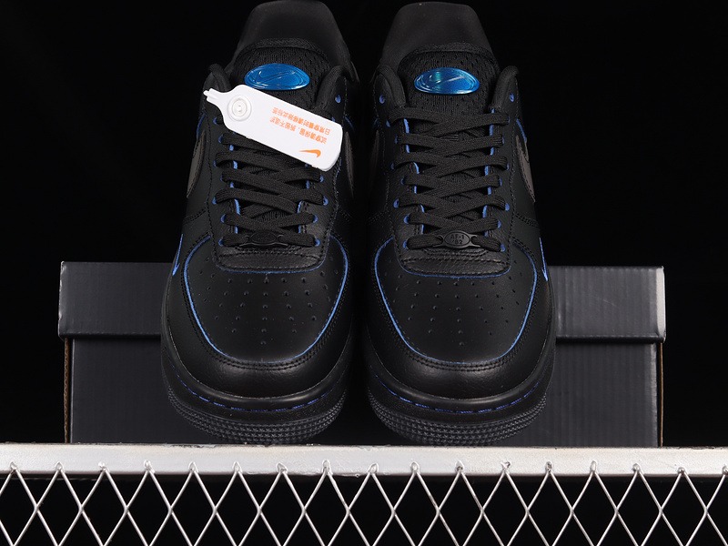 Air Force 1 Low 07 Black/Black/Blue 25