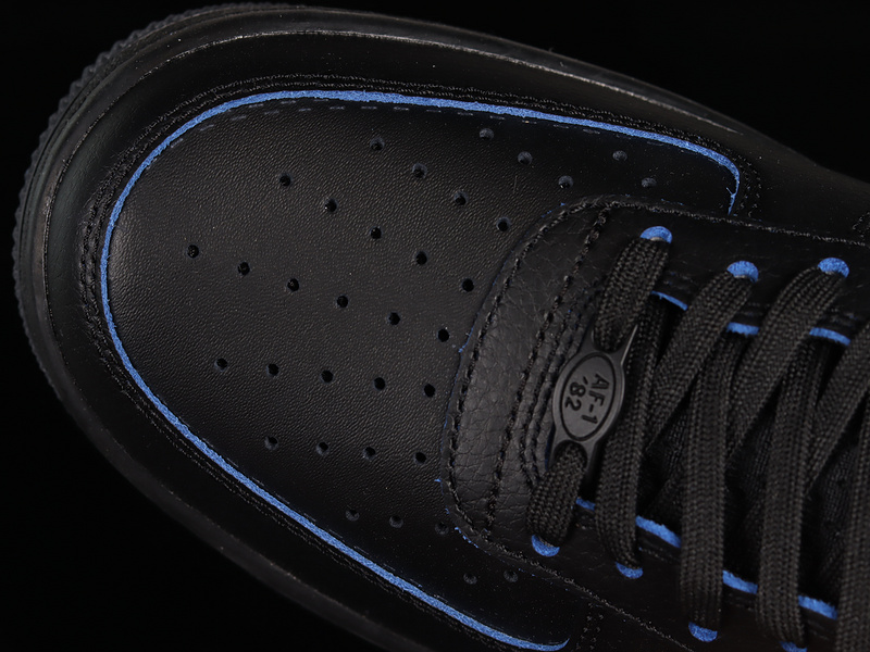 Air Force 1 Low 07 Black/Black/Blue 29