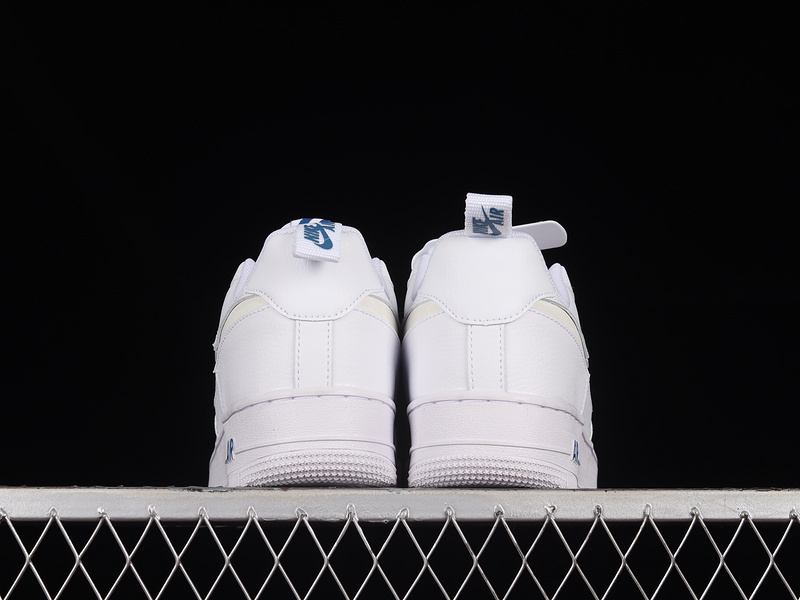 Air Force 1 Low 07 Lv8 Reflective Swoosh White/Dark Marina Blue/White 25