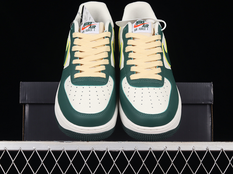 Air Force 1 Low 07 Lv8 Sail/Noble Green-Opti Yellow 25