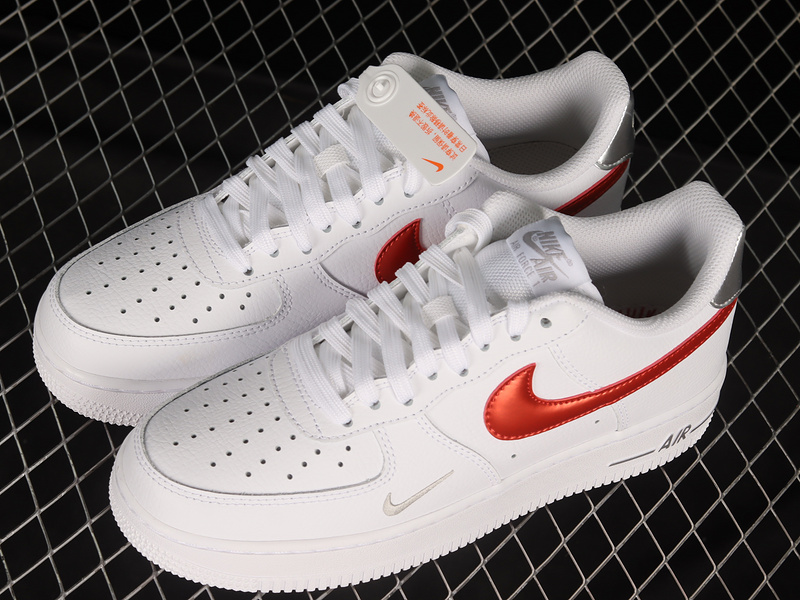 Air Force 1 Low 07 White/Picante Red-Wolf Grey 7