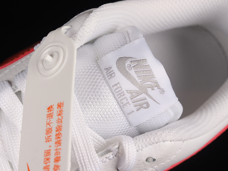 Air Force 1 Low 07 White/Picante Red-Wolf Grey 15