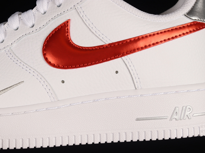 Air Force 1 Low 07 White/Picante Red-Wolf Grey 19