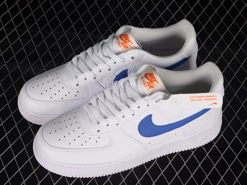 Air Force 1 Low 07 White/White-Picante Red-Game Royal-White 25